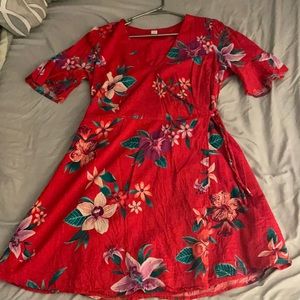 a flower dress